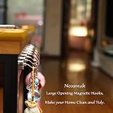 Neosmuk Magnetic Hooks, 30kg Capacity, CNC Machined, Pack of 6, Silvery White view 4