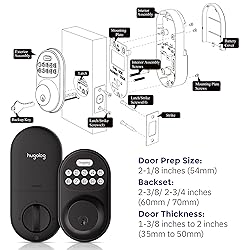 Hugolog Door Lock, Keyless Entry Door