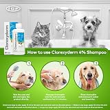 ICF Clorexyderm 4% Dog Shampoo Anti Itch Antibacterial 200ml view 3