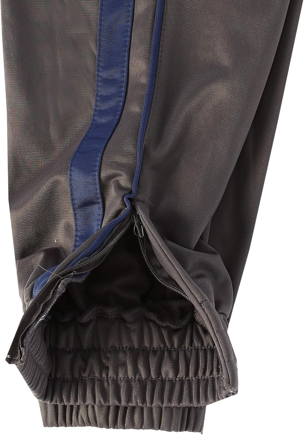 Gioberti Mens Athletic Track Pants with Ribbed Zipper Ankle Cuff: Clothing
