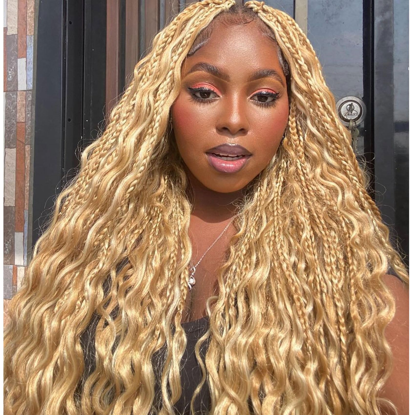 24 Inch Goddess Box Braids Crochet Hair 7 Packs