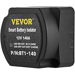 VEVOR Split Charge Relay Kit, 6mtr 12V, Automatic