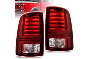 LED Tail Lights Compatible With 2013-2018 Dodge Ram 1500 2500 3500 Driver and Passenger Side Taillights Replace 68093078AC 68