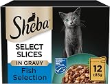 Sheba Select Slices in Gravy Fish Collection Wet Cat Food 12 x 85g