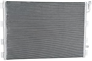 KUUHLERSAT AC Condenser Compatible With 1987-2008 Kenworth T600 T800 W900 Trucks Replcaes OE# K122-125 K122125