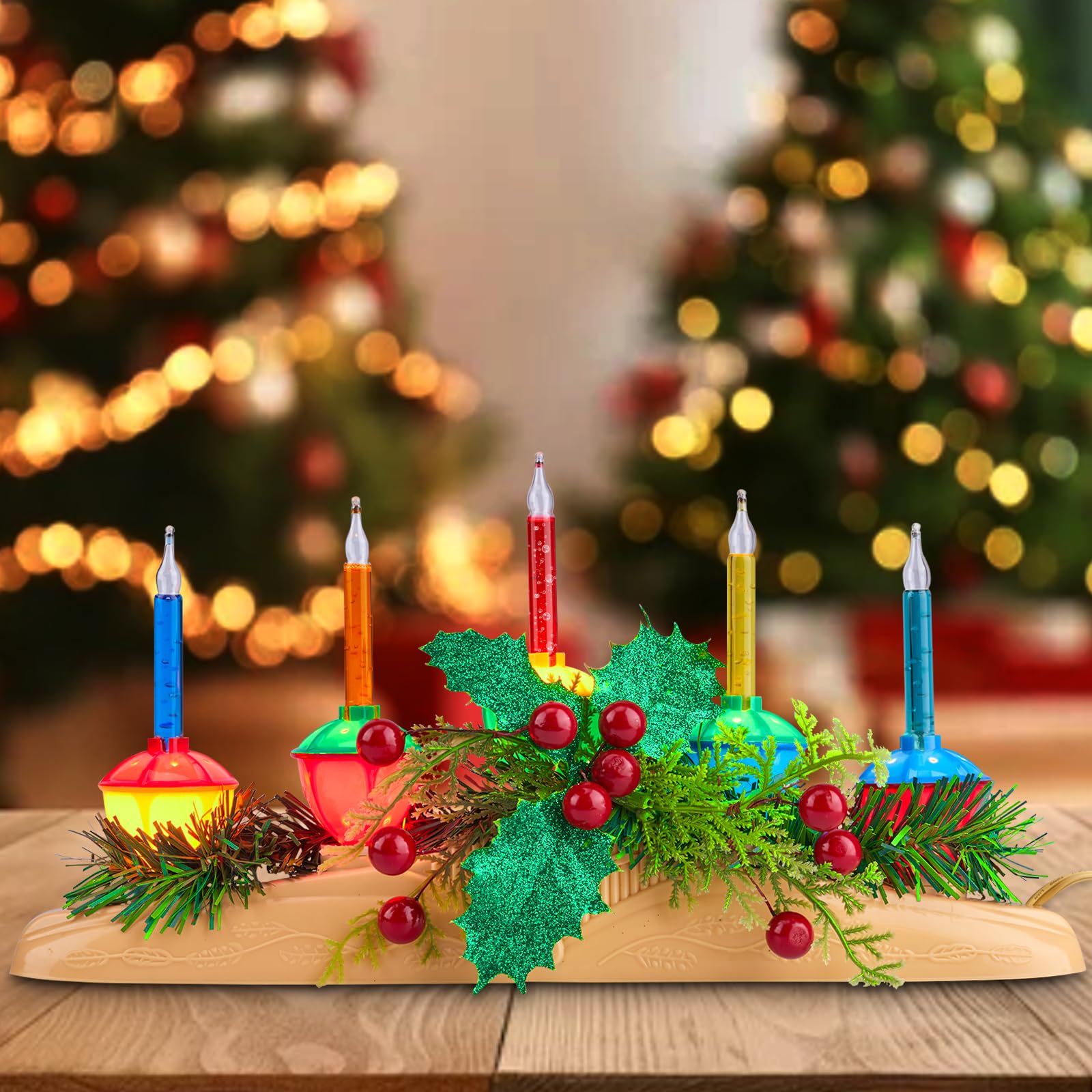 Brightown Christmas Bubble Lights Candle Lamp, Christmas Bubble Nights ...