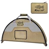 Riverruns Fishing Hunting Wader Bag with Vented Mesh, Foldable Waders Boots Bag, Changing Pad for Hiking, Camping (Khaki)
