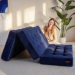 MAXYOYO Tri-Fold Mattress, 6 Inch Tufted Folding