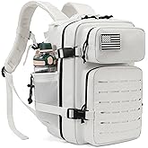 QT&QY 25L/45L Military Tactical Backpack For Men Molle Daypack 3 Day Bug Out Bag Hiking Rucksack With Bottle Holder
