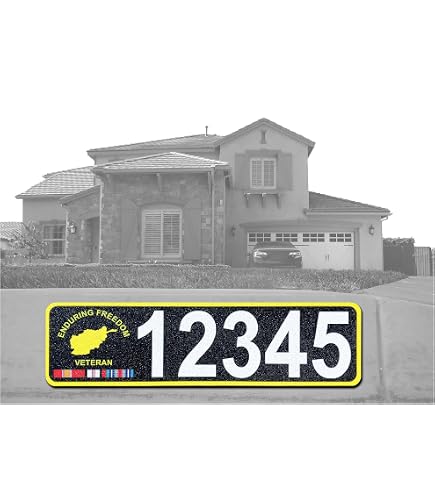 Curb Stencil Kit For Address Painting Customized Address Numbers ...