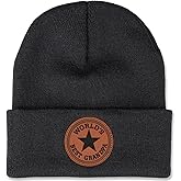 Grandpa Gifts Mens Beanie - World's Best Papa Ever Hat for Fathers Day, Christmas, Birthday - Great Winter Black Beanie for Men