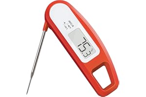 Lavatools PT12 Javelin Ultra Fast Digital Instant Read Meat Thermometer for Grill and Cooking, 2.75" Probe, Compact Foldable Design, Large Display, Splash Resistant – Sambal