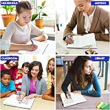 feela A5 Hardcover Notebooks 3 Pack with 3 Black Gel Pens Navy 128 Pages view 7