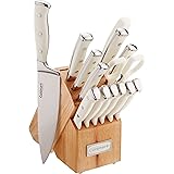 Cuisinart C77WTR-15P Classic Forged Triple Rivet, 15 Piece Set, White