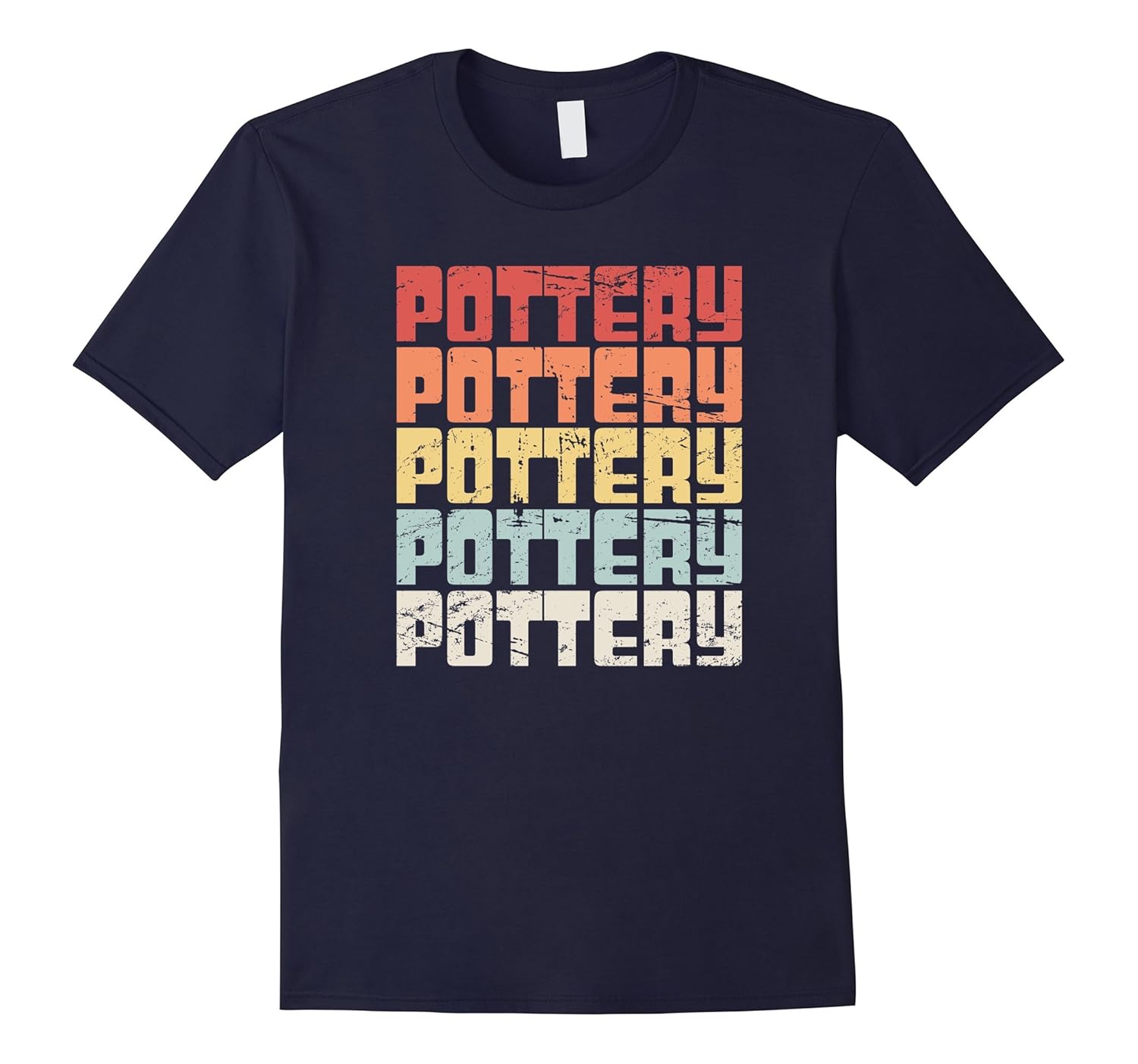 Retro POTTERY T-Shirt-ANZ