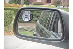 Upper Bound Outside Mirror Thermometer Gauge Deg F and C Scale fits SUV Truck Car RV Boat