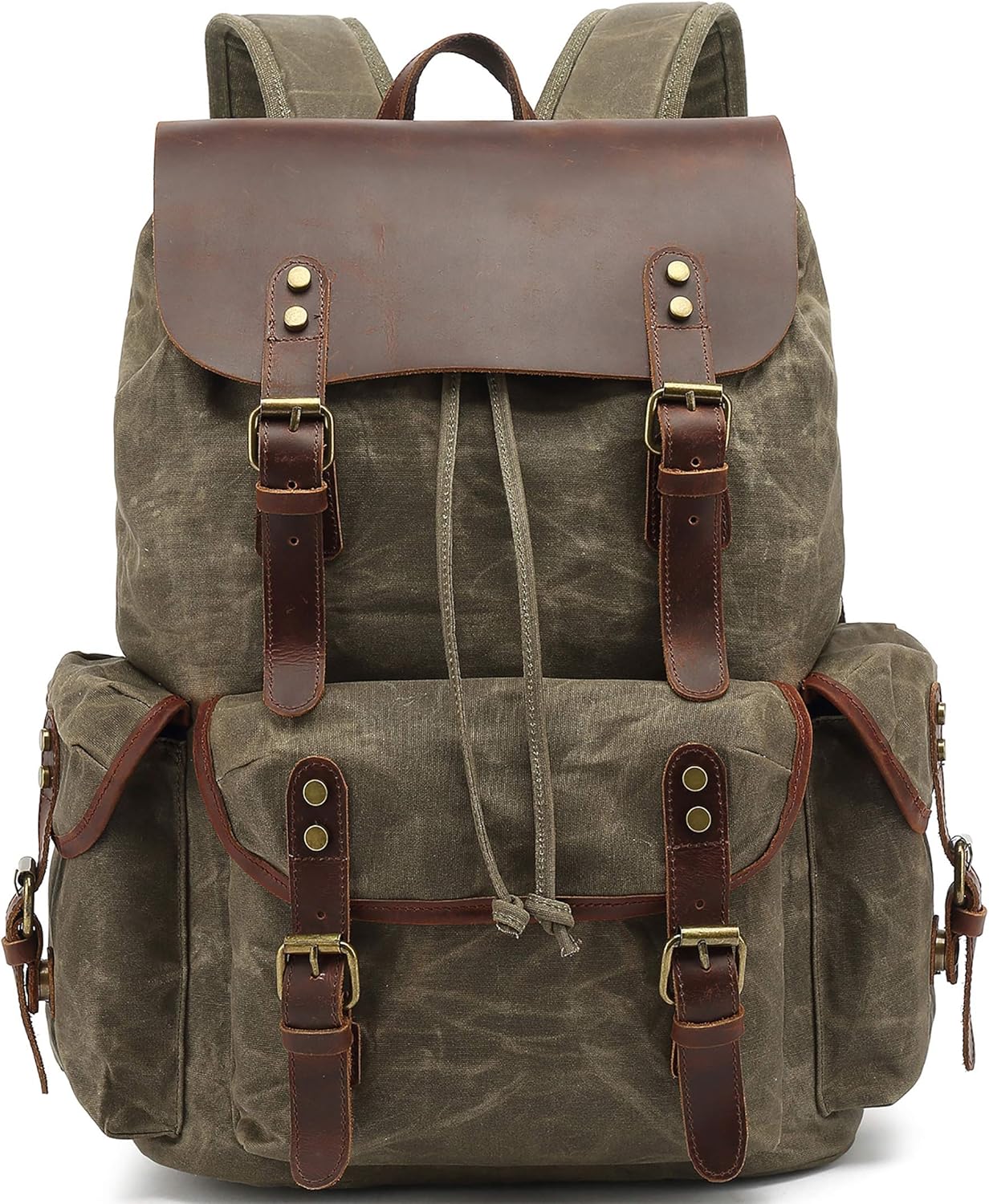 women's waxed canvas backpack