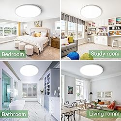hepside 15.8INCH 2Pack Big Dimmable Flush Mount