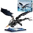 JOJO&Peach Night Dragon Building Sets for Boys Aged 10+, Buildable Toy Kit for Home Décor & Display, Birthday Gift for Teens,