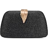 SWEETV CHUNLI Glitter Clutch Purses for Women Elegant Evening Bag for Parties, Weddings, and Formal Events