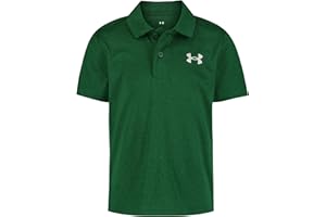 Under Armour boys Short Sleeve Ua Match Polo Collared Shirt, Chest Logo, Soft & Comfortable