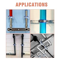 AKIHISA 2 Inch Wall Mount Ceiling Mount Pipe