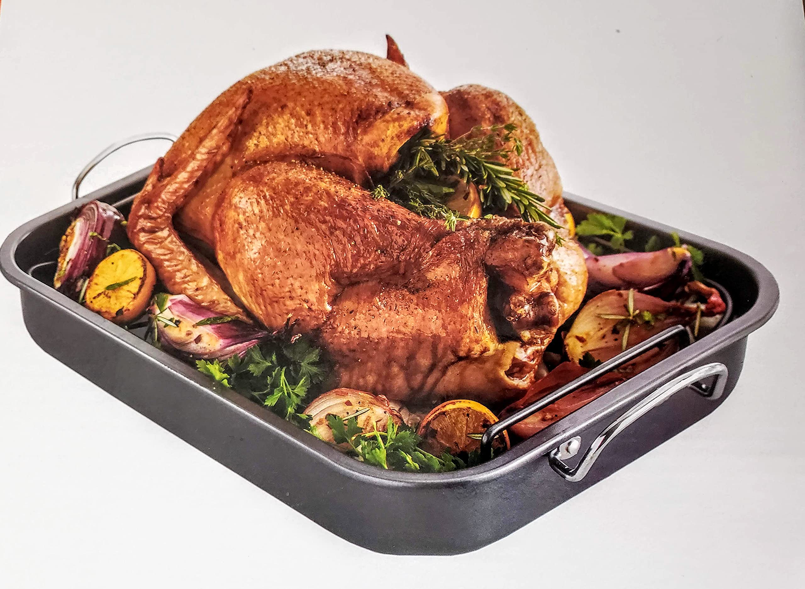 Photo 1 of 
***SIMILAR***
Turkey Roaster with Rack - Non Stick - PFOA Free - 15 x 11 x 2.25 inches
