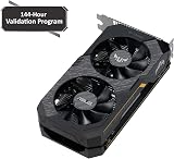 ASUS TUF Gaming GTX 1650 OC 4GB GDDR6 Graphics Card PCIe DP DVI HDMI 6pin view 2