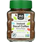 365 by Whole Foods Market, Decaf Instant Coffee, Dark Vienna Roast, Swiss Water Process, 3.5 Ounce