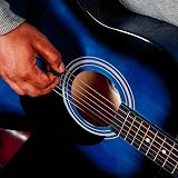 3rd Avenue Full Size Acoustic Guitar Bundle 6 Months Lessons Blue view 6