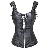 bslingerie® Womens Vintage Vest Renaissance Steampunk Bustier Corset