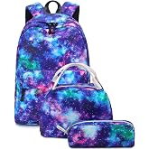 abshoo Lightweight Water Resistant Backpacks for Teen Girls School Backpack with Lunch Bag
