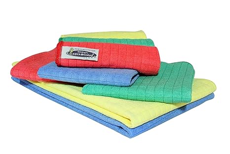 AQUA CLEAN Kristall Microfaser Wabtex Reinigungstücher 8er Set