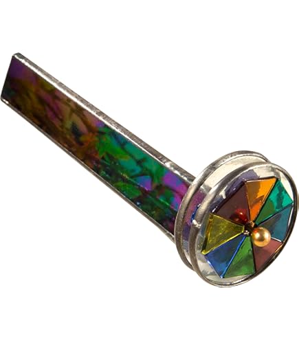 J Devlin Kal 106 Stianed Glass Kaleidoscope Forest Green