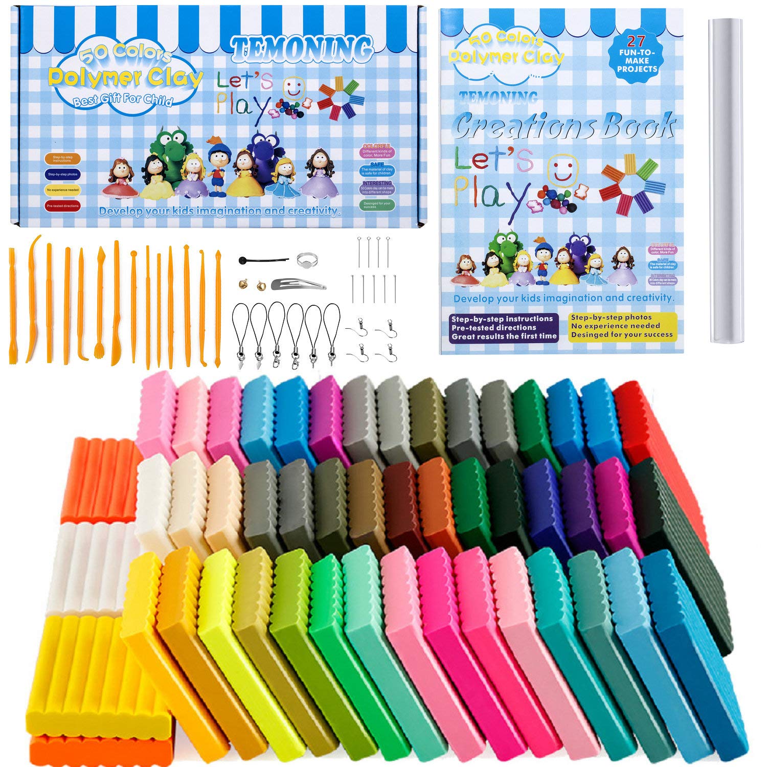 Which Is The Best Polymer Clay 50 Colors Oven Bake