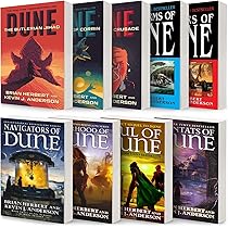 Dune Complete Series and Prelude Series Set, 9 Books (Mass Market