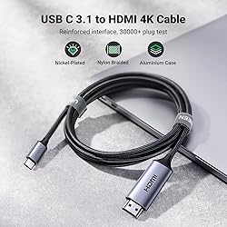 UGREEN USB C to HDMI Cable (4K@60Hz) 6.6FT, Type C