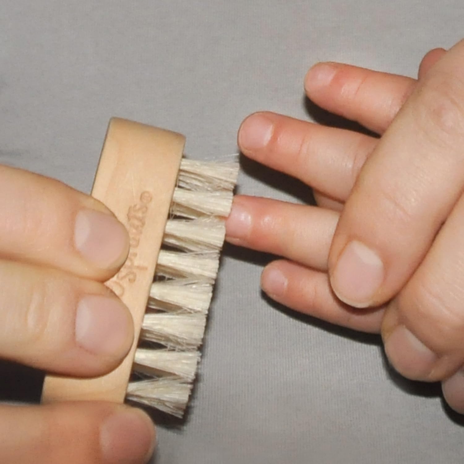 green sprouts nail brush