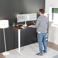 VIVO Electric 63 x 32 in Rustic Standing