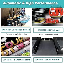 DTG & DTF Printer, A3 L805 Multifunction Direct to
