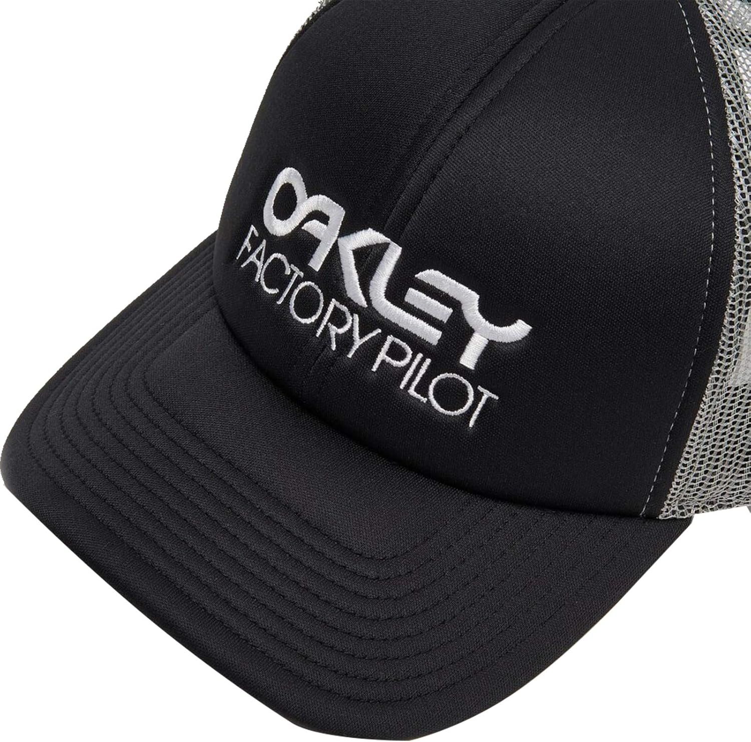 Oakley Men's Factory Pilot Trucker Adjustable Hats,One Size,Blackout