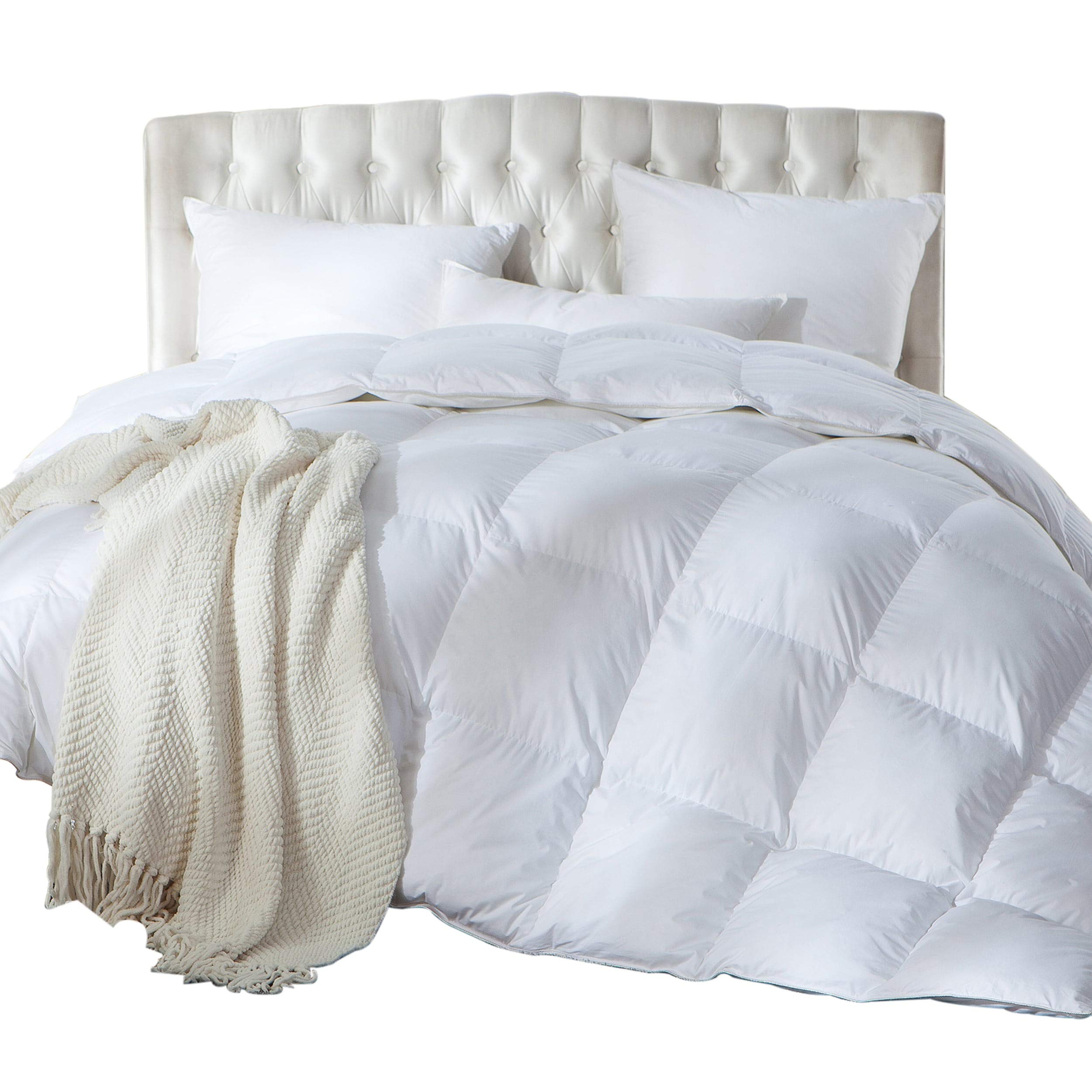 Luxurious King / California King Size Siberian Goose Down Comforter