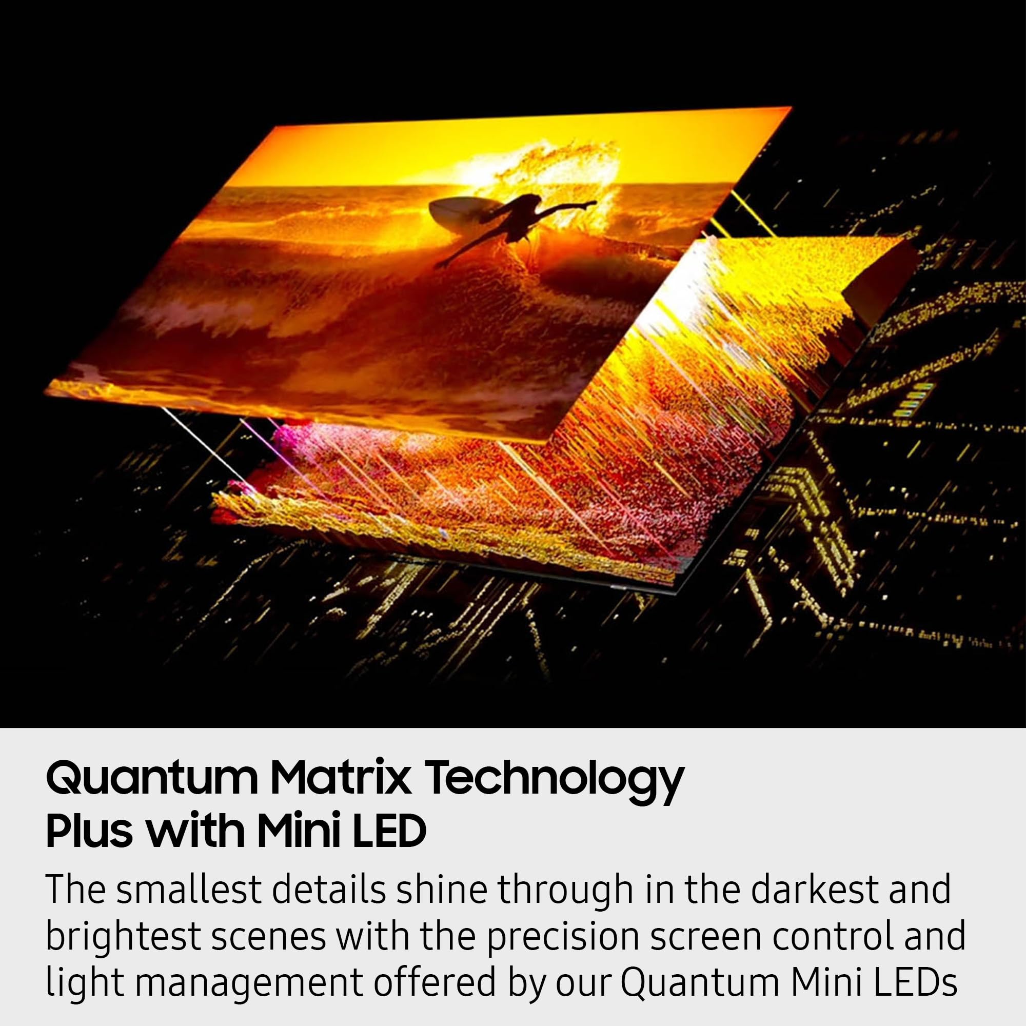 Samsung 65-Inch Class Neo QLED 4K QN90F Series, Vision AI, Mini LED Smart TV (2025 Model, 65QN90F) Neo Quantum HDR+, Object Tracking Sound+ w/Dolby Atmos, Glare Free, Gaming Hub, Alexa Built-in