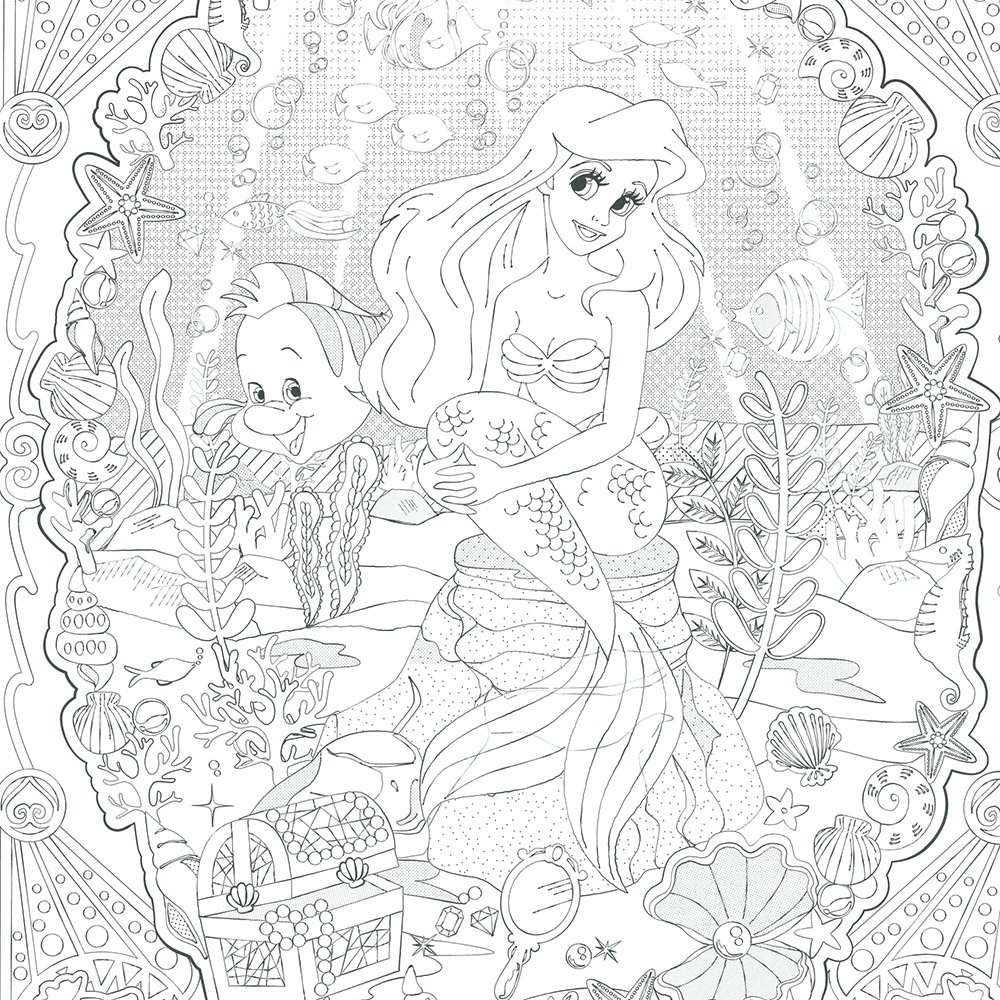 【200以上】 アリエル 塗り絵 無料 ~ 印刷可能なぬりえ