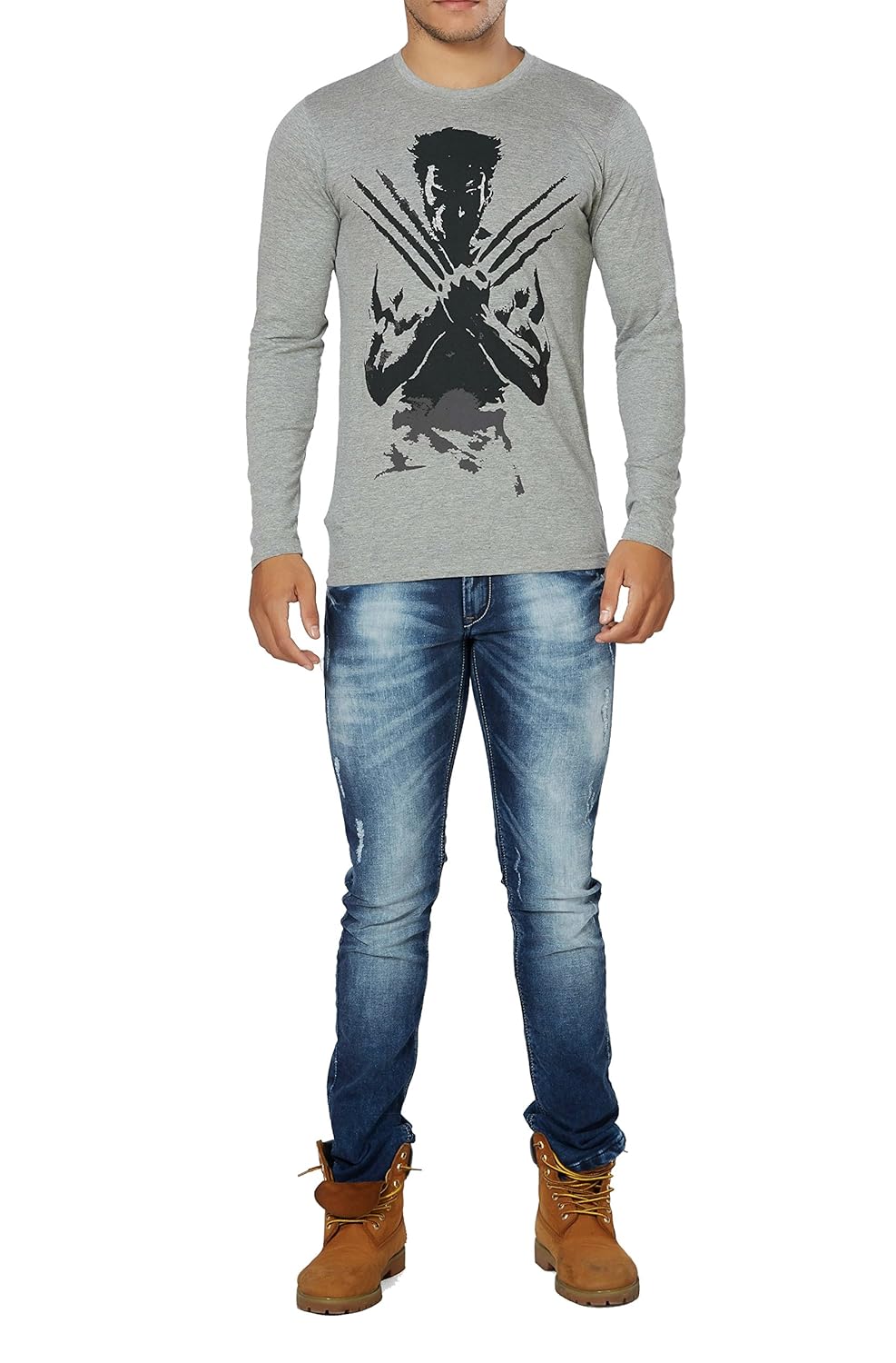 alan jones clothing men's cotton t-shirt (stc97-p)