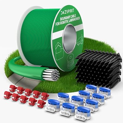 DazSpirit Boundary Cable Kit 250 m + 150 Pegs 20 Connectors 10 Terminals