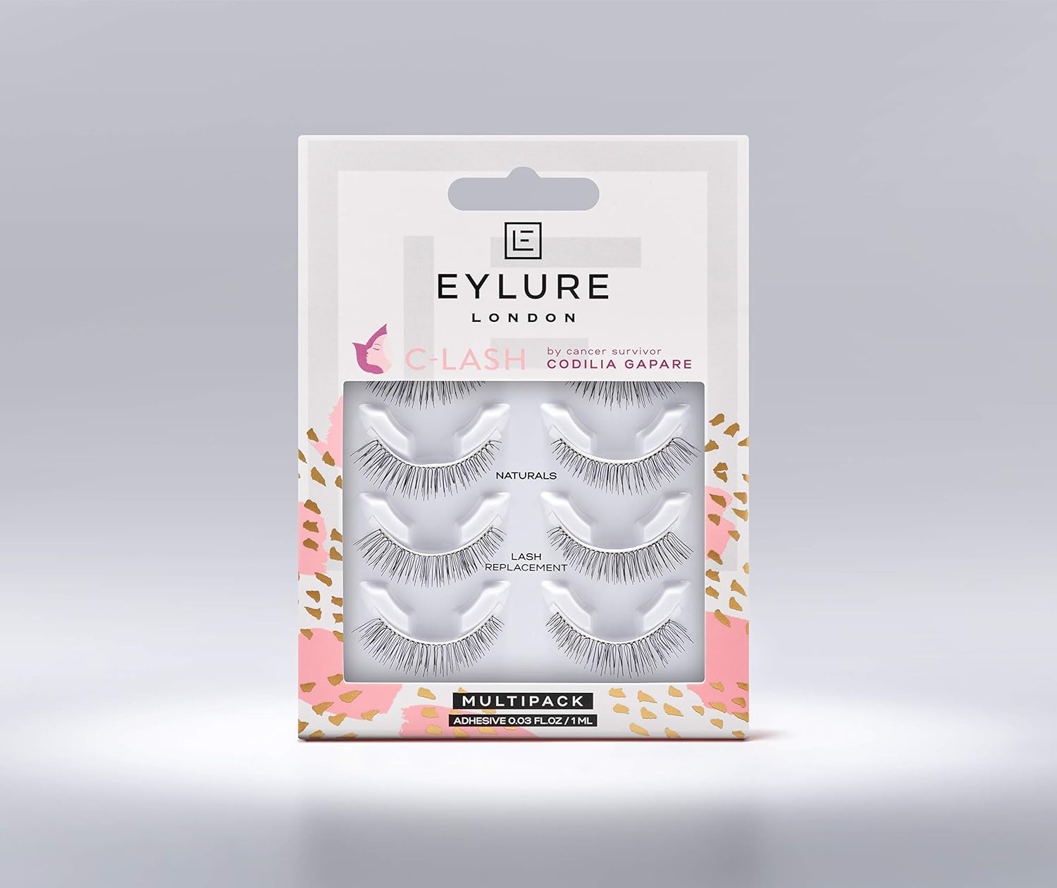 Eylure C-Lash Naturals Multipack False Lashes, Black - Image 4