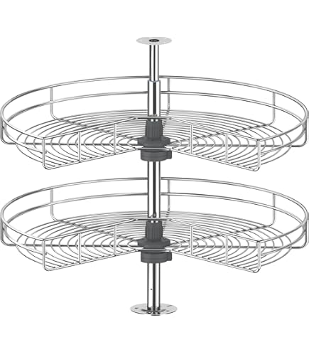 Amazon.com - Hardware Resources PLSK228 Kidney Plastic Lazy Susan