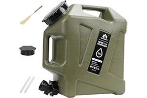 GoCampDirect Camping Water Jug - 3.2 Gallan Water Container with Spigot | Portable Water Tank for Outdoor Hiking Picnic Supplies-Green