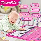 Lavliy Music Mat Baby Toys 0-6 Months 3 in 1 Piano Mat with Sticks view 3